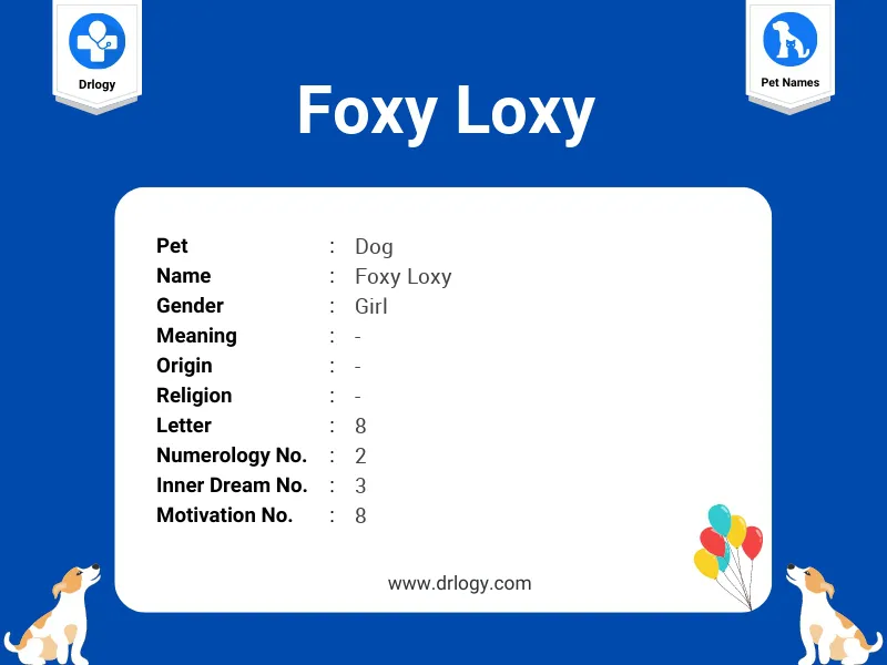 Foxy Loxy Name Meaning Foxy Loxy Name Meaning